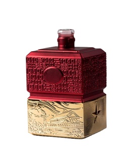 Botellas de Vidrio <span class=keywords><strong>Azul</strong></span> de Alta Calidad de 750 ml para <span class=keywords><strong>Tequila</strong></span> con <span class=keywords><strong>Etiqueta</strong></span> Personalizada OEM - Product Image 2