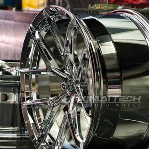 Nouvelles jantes XINLAI forgées sur mesure à rayons fendus chromés 18-21 pouces 5x112/5x120, jantes monobloc légères pour M3/M4/G80/G82/RS5 - Product Image 4