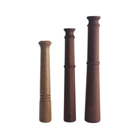 Muddler à fruits et boissons en bois classique écologique de 22,5 cm, vente en gros directe d'usine, logo personnalisé pour bar, maison, restaurant