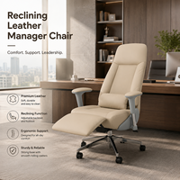 Chaise de Direction Ergonomique Moderne pour Bureau, avec Inclinaison Automatique BIFMA, Accoudoirs 3D, Cuir PU, Mousse Haute Densité, Roulettes Silencieuses – Idéale Hôtels et Bureaux