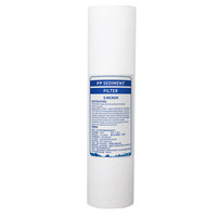 Cartouche filtrante pour purificateur d'eau, 10 pouces, coton PP aiguilleté, 1 et 5 microns, lot de 2, purificateurs d'eau domestiques universels