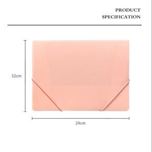 Custom Elastic Rope Closure <b>Document</b> File <b>Folder</b> Student Test Paper Storage <b>A4</b> <b>Document</b> Bag for School Office Stationery - Product Image 4
