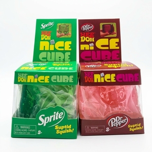 Nouveauté 2026 : Jouets sensoriels Needoh Cube Dr Pepper Squishy X Fanta Nice Cube, jouet anti-stress Squishy à remontée lente en sucre de malt - Product Image 1