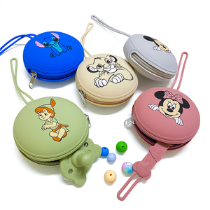 <span class=keywords><strong>Bolsa</strong></span> de Silicona <span class=keywords><strong>para</strong></span> Chupetes de Bebé con Diseño Nuevo, Portátil, Libre de BPA, Personalizada con Dibujos Animados - Product Image 3