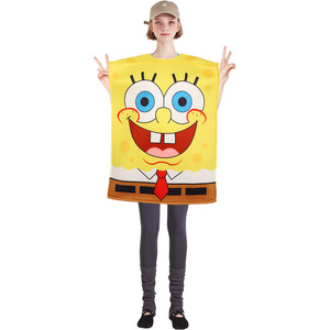 Disfraz de Bob Esponja para Adultos, Disfraz de Halloween, Material de Poliéster, Unisex, para Juego de Roles - Product Image 5