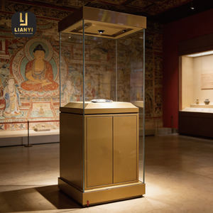 Vitrine de musée ultra-claire sur mesure avec verre à faible teneur en fer et design minimaliste sans cadre pour une vue ininterrompue - Product Image 4