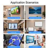 Layar Sentuh Industri 15,6 Inci 1080P Siap Pakai Video Wall Indoor Monitor Android 14 untuk Penggunaan di Pusat Perbelanjaan & Toko Ritel