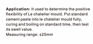 LD-5 르 샤뜨리에 금형 시험기 확장 계수 르 샤뜨리에 금형 견진도 키트 시멘트의 긍정적 유연성 - Product Image 4