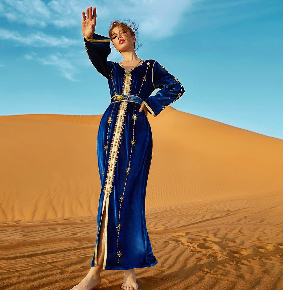 Blue Burqa - 2025 New Design Islamic Women's Abaya