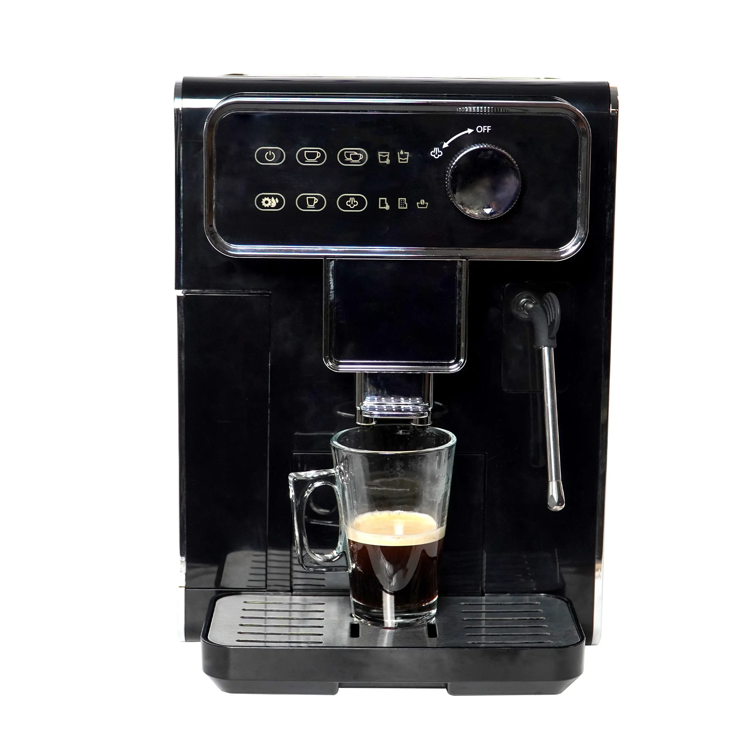 3種類のホットフレーバー商用コーヒー豆からカップスマートタイプの全自動コーヒーマシン (グラインダー付き)
