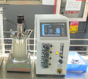 Fermentation stank im Labormaßstab Glas bio reaktor 10L 5L 3L 2L 1L Für tierische Zell bakterien Bio reaktor OD <span class=keywords><strong>PH</strong></span> DO CO2 N2 Sensor - Product Image 2