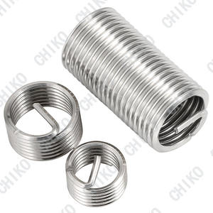 Insert de filetage en acier inoxydable 304 haute résistance en acier inoxydable 316 <span class=keywords><strong>Helicoils</strong></span> métalliques M5 * 0.8 * 1.0D Insert de filetage en fil d'argent - Product Image 4