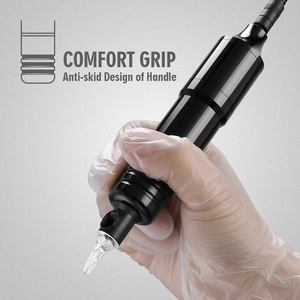 <span class=keywords><strong>Solong</strong></span> EM128 Pluma de Tatuaje Rotativa Profesional de Aluminio Aeronáutico, Motor Taiwanés de 10W, Carrera de 3.0mm, Cable DC5.5 para Tatuajes de Cejas y Corporales - Product Image 5