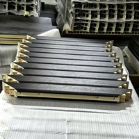 Porte intérieure en WPC, composite bois-plastique, préfabriquée, démontable, imperméable, résistante à l'humidité, matériau de construction pour l'exportation