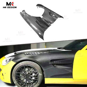 Kit de carrosserie d'ailes avant en Fiber de carbone véritable de Style PRO pour mercedes-benz <span class=keywords><strong>AMG</strong></span> GT GTC <span class=keywords><strong>GTS</strong></span> 2015-2019 pièces d'auto de garniture d'évent latéral - Product Image 1