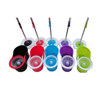 Esun 360 Spin Magic Mop avec vadrouille de nettoyage et vadrouille à tige torsadée en acier inoxydable