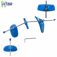 Appareil de traction extra-oral 4 couleurs, cadre en acier inoxydable, coussinets en mousse, clé avec articulation réglable, masque orthodontique