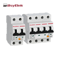 Contoh Gratis L7LE 6kA Tipe C D 30mA 3P + N 4P 6Amp 63Amp RCBO Sirkuit Arus Sisa Interrupter