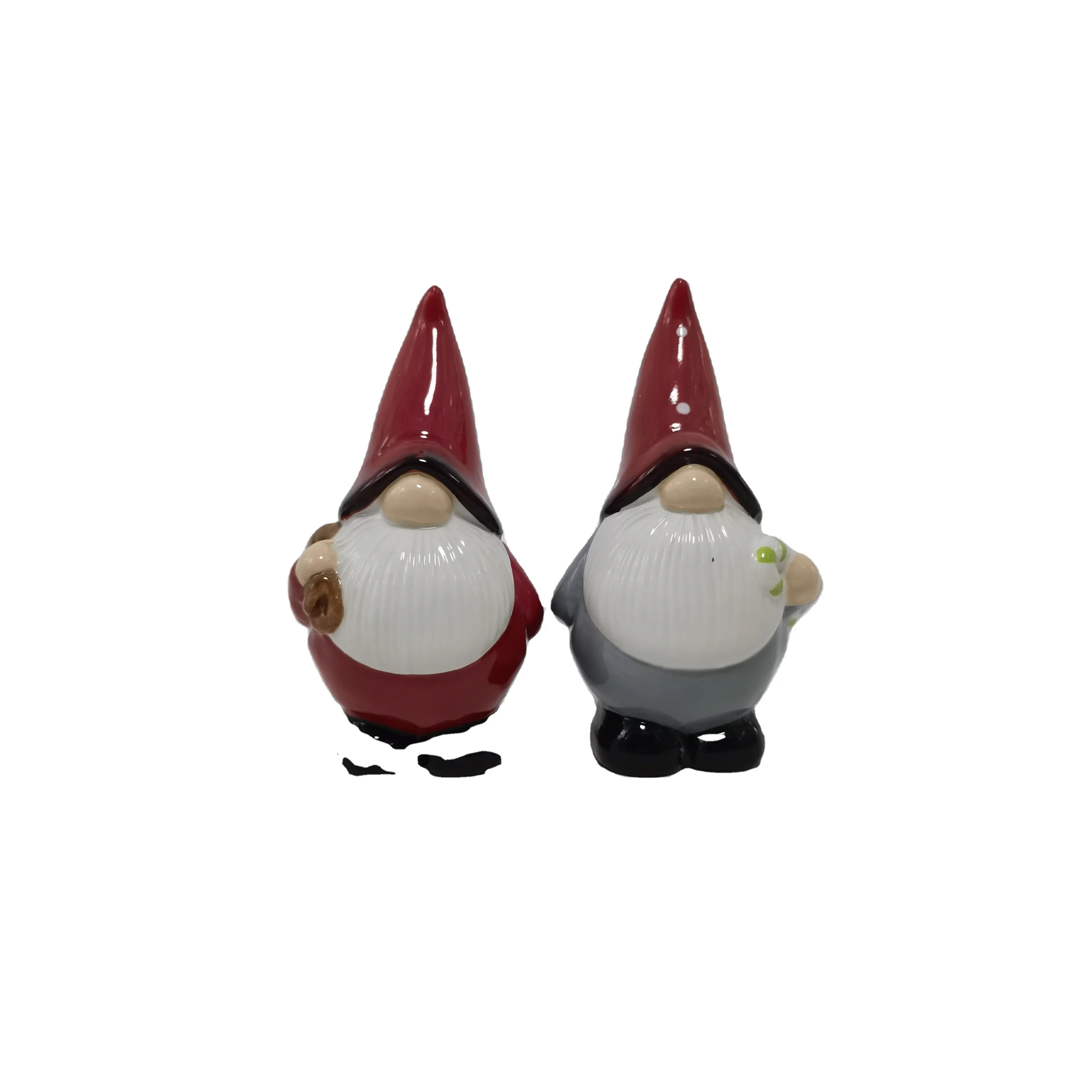 Factory new model Christmas figurine Handmade ceramic Christmas gnome Home living room tabletop decoration Santa Claus