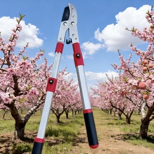 Mạnh mẽ dài-xử lý hàng rào <span class=keywords><strong>Shears</strong></span> thiết kế mới của nhãn hiệu cầm tay Carbon thép đen bạc cao cấp thép xử lý cắt tỉa kéo - Product Image 3