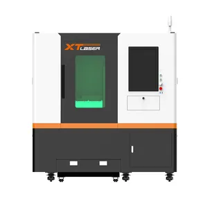 XT LASER A6060 Petites machines de découpe laser CNC à fibre de tôle 2000w entièrement fermées