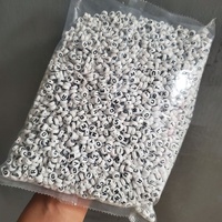 Manik-manik Huruf Akrilik Warna Campur 500g Grosir A-Z Emas Perak Manik-manik Alfabet 4x7mm Manik-manik Pipih untuk Pembuatan Perhiasan Gelang DIY