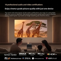 Projecteur laser 4K Full XGIMI RS30 Series RS 30 Ultra Max, 5500 lumens ANSI, 4 Go de RAM, 64 Go de stockage, Android 11, WiFi 6, faible latence de 1 ms, 3D, portable