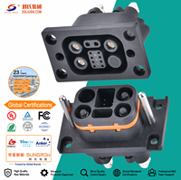 Connecteurs empilables IP67 3+10, prises/fiches flottantes/à riveter pour applications industrielles, commerciales et résidentielles, avec assemblage de câbles personnalisé