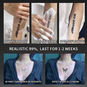 Tatuaggio temporaneo Semi permanente tatuaggio impermeabile a prova di sudore per 2 settimane realistico tatuaggio Anti-attrito per il braccio della mano - Product Image 4