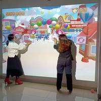 Projecteur interactif numérique d'intérieur pour jeux vidéo de tir, projection interactive murale/sol pour enfants