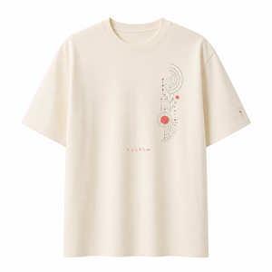 T-shirt in cotone a vestibilità comoda personalizzata con stampa originale Sunday Radio Garden e ricamo - Product Image 2