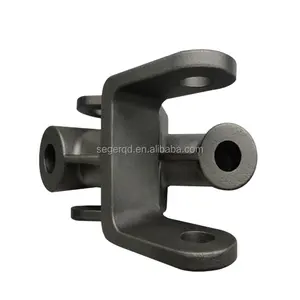 Grande resina peças ferro dúctil Areia pré-revestida Areia fundição Fundição Cerca Post Mounting Brackets