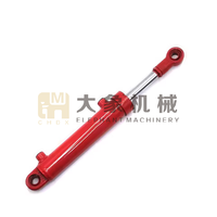 Cylindre de pression d'huile personnalisé à simple effet nickelé de qualité supérieure récoltant le cylindre hydraulique à prix compétitif