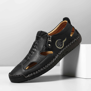 F6611 <span class=keywords><strong>Sandali</strong></span> Estivi da <span class=keywords><strong>Uomo</strong></span> Fatti a Mano, Nuovo Stile, Taglie Grandi, Prezzo di Fabbrica - Product Image 3