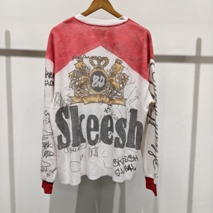 Camiseta de Manga Larga Personalizada de Alta Calidad, Estilo Urbano, Corte Cuadrado, Algodón Waffle, Verano 2026 - Product Image 2