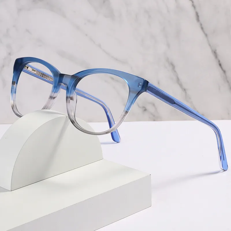 2022繊細なアセテート眼鏡フレームフルフレーム光学眼鏡フレーム透明眼鏡