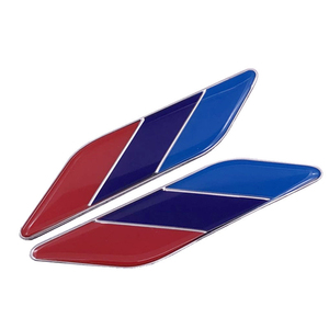 JDMotorsport88 - Juego de 2 Pegatinas Universales para Guardabarros de Coche con Emblema de la Bandera Italiana en Aluminio - Product Image 4