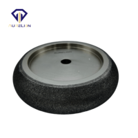 Meule CBN électroplaquée personnalisée D127mm, épaisseur 22,2mm, alésage 12,7mm, grain B151 pour le meulage de l'acier