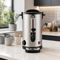 Distributeur d'eau électrique commercial en acier inoxydable 304 de 35 L pour cantine