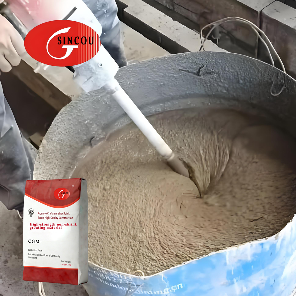 Vữa không co ngót xi măng cường độ cao dạng khô bán buôn để sửa chữa kỹ thuật và gia cố kết cấu