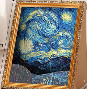 Lit pour chat en peinture à l'huile, design écologique et léger, <span class=keywords><strong>avec</strong></span> plusieurs styles artistiques, structure robuste - Product Image 6