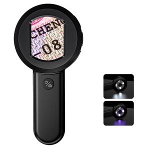 2英寸数字放大镜100倍，带8个发光二极管屏幕放大镜，适用于智能手机 - Product Image 1