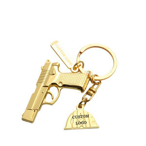 कस्टम 3 डी मिनी खिलौना बंदूक मिश्र धातु कीचेन के साथ कस्टम लोगो स्मारिका खेल सिमुलेशन आकार व्यक्तिगत उपयोग या उपहार देने के लिए - Product Image 2