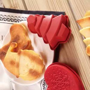 Custom Christmas Cookie <b>Silicone</b> Molds Resin Bakeware Tree Shape Chocolate Cake <b>Tools</b> - Product Image 5