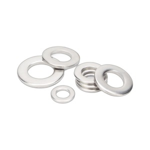 แหวนรองสแตนเลส Qiangsheng 304 แบบแบน DIN125 แหวนโลหะกลมสำหรับอุตสาหกรรมก่อสร้าง - Product Image 2