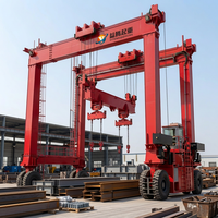Nouvelle grue mobile à pont 20-25 tonnes, contrôlée par PLC, avec boîte de vitesses motorisée, hauteur de levage 10m, portée 20m, fabriquée au Shandong, garantie 1 an Yiteng