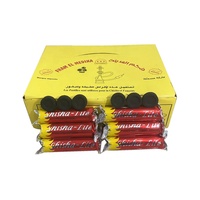 YKS Libye Meilleure Vente Grande Boîte Charbons à Chicha à Longue Durée de Combustion (33-50mm, Rouleau de 10 pièces) pour Encens