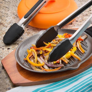 Venta caliente utensilios de <span class=keywords><strong>cocina</strong></span> juego de pinzas para servir de 2 piezas de 9 y 12 pulgadas pinzas de silicona para alimentos - Product Image 4