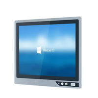 Moniteur LCD industriel capacitif à montage mural chaud 12 18 32 pouces tout en un PC moniteurs à écran tactile capacitif à écran plat Hd