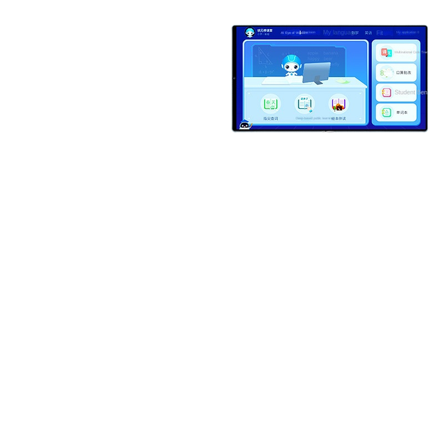 RK 21.5-Inch All-In-One Functionality Student Reading Tablet Large Screen LED Full HD Intelligent Voice Learning Smart TV